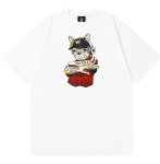 画像2: dj bulldog round neck short sleeve T-shirt 　 ユニセックス男女兼用DJブルドッグラウンドネック半袖 Tシャツ (2)