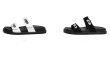 画像6: metal lock buckle double-strap casual thick-soled Flat Sandals  Slipper ユニセックス男女兼用 メタルロックバックルダブルストラップサンダル スリッパ (6)