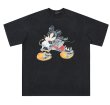 画像2: impersonator  mickey mouse round neck short sleeve T-shirt 　 ユニセックス男女兼用なりすましミッキーマウスミッキープリントラウンドネック半袖 Tシャツ (2)