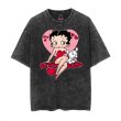 画像8: 24 BettyBoop doll T-shirt Vintage black short-sleeved　ベティ・ブープ ベティちゃん プリント ヴィンテージ加工 ブラック ラウンドネック 半袖Tシャツ (8)
