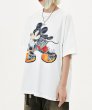 画像6: impersonator  mickey mouse round neck short sleeve T-shirt 　 ユニセックス男女兼用なりすましミッキーマウスミッキープリントラウンドネック半袖 Tシャツ (6)