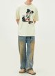 画像11: dj mickey mouse round neck short sleeve T-shirt 　 ユニセックス男女兼用DJミッキーマウスミッキープリントラウンドネック半袖 Tシャツ (11)