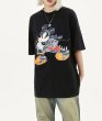 画像9: impersonator  mickey mouse round neck short sleeve T-shirt 　 ユニセックス男女兼用なりすましミッキーマウスミッキープリントラウンドネック半袖 Tシャツ (9)