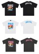 画像7: Hawaiian beach＆ Paris printround neck short sleeve T-shirt 　 ユニセックス男女兼用ハワイアンビーチ&パリプリントラウンドネック半袖 Tシャツ (7)