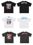 画像7: Hawaiian beach＆ Paris printround neck short sleeve T-shirt 　 ユニセックス男女兼用ハワイアンビーチ&パリプリントラウンドネック半袖 Tシャツ (7)