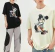 画像7: dj mickey mouse round neck short sleeve T-shirt 　 ユニセックス男女兼用DJミッキーマウスミッキープリントラウンドネック半袖 Tシャツ (7)