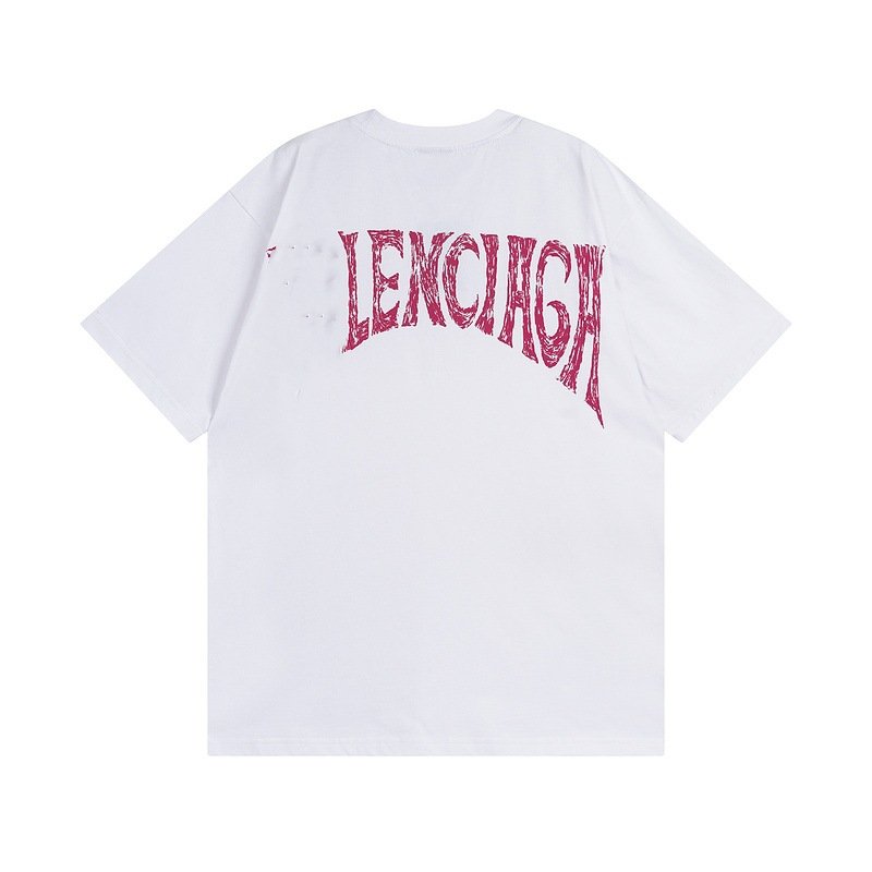 画像5: Hawaiian beach& Paris printround neck short sleeve T-shirt   ユニセックス男女兼用ハワイアンビーチ&パリプリントラウンドネック半袖 Tシャツ (5)