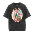 画像4: 24 BettyBoop doll T-shirt Vintage black short-sleeved　ベティ・ブープ ベティちゃん プリント ヴィンテージ加工 ブラック ラウンドネック 半袖Tシャツ (4)