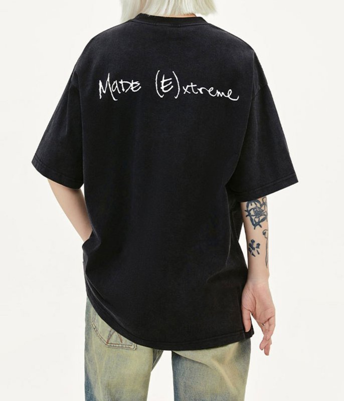 画像8: impersonator  mickey mouse round neck short sleeve T-shirt 　 ユニセックス男女兼用なりすましミッキーマウスミッキープリントラウンドネック半袖 Tシャツ (8)