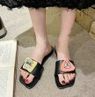 画像4: spongebob leather flat sandals  slippers 　スポンジボブフラットレザーサンダル  (4)