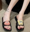 画像2: spongebob leather flat sandals  slippers 　スポンジボブフラットレザーサンダル  (2)