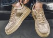画像6:  Unisex Color-matching leather lace-up sneakers shoes 　ユニセックス カラーマッチングレザーレースアップスニーカー シューズ サイズ39~44 (6)