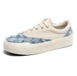 画像2: Vulcanized Rag Canvas Lace-up Sneakers Low Top Sneakers ユニセックス男女兼用キャンバスフリンジローカット スニーカー レースアップ シューズ (2)