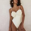 画像2: 3D Rose Flower Cutout 1Piece Swimsuit sexy ladies swimwear セクシーカットアウト フラワー ワンピース水着 ホルター3D 立体花 スウィムウェア スウィムスーツ (2)