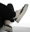 画像17: Vulcanized Rag Canvas Lace-up Sneakers Low Top Sneakers ユニセックス男女兼用キャンバスフリンジローカット スニーカー レースアップ シューズ (17)