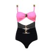 画像6: Capella One-piece Swimsuit & Skirt 2 Piece Set sexy ladies swimwear オリエンタル 3ブロック ワンピース スウィムウェア スウィムスーツ バンドゥ 水着 (6)