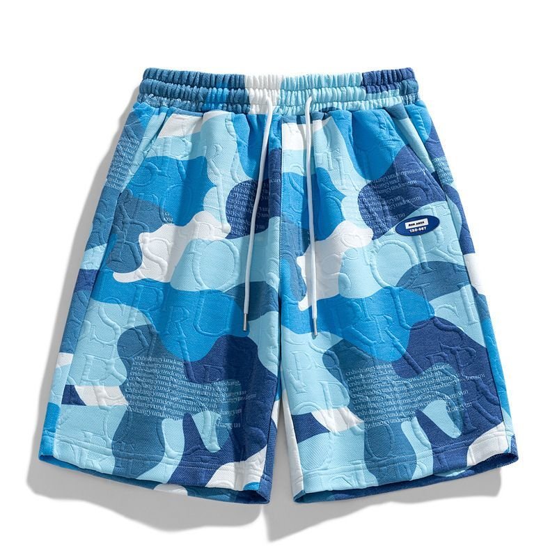 画像2: New Unisex Camouflage Sweat Shorts Half Pant ユニセックス 男女兼用 迷彩柄 カモフラージュ スウェット ハーフ ショート パンツ (2)