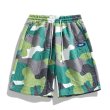 画像4: New Unisex Camouflage Sweat Shorts Half Pant ユニセックス 男女兼用 迷彩柄 カモフラージュ スウェット ハーフ ショート パンツ (4)