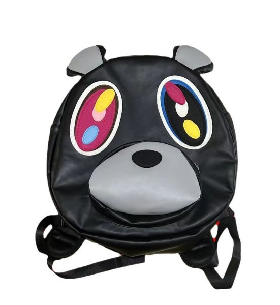 画像1: Yk Bear Backpacks Unisex backpack shoulde tote bag  ユニセックス男女兼用レザードロップアウトベアバックパック  ショルダーリュック トート バッグ　 (1)