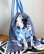 画像8: dalmatian dog drawstring backpack rucksack  knapsack  shoulde tote bag  ユニセックス男女兼用ダルメシアドッグプリントバックパック ナップサックパック ショルダーリュック トートショルダー バッグ　 (8)