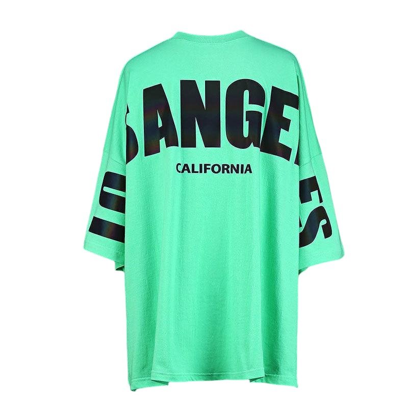 画像2: 24 Unisex Back Print LOS ANGELES CALIFORNIA Big Logo Half Sleeve Tee T shirt　ユニセックス　男女兼用　バック　ロサンゼルス　カリフォルニア　プリント　ビック　ロゴ　ハーフスリーブ　Tシャツ (2)