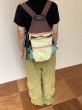 画像4: Colorblock backpack  shoulder tote bag  ユニセックス男女兼用カラーブロックバックパック ショルダーリュック トートショルダー バッグ　 (4)