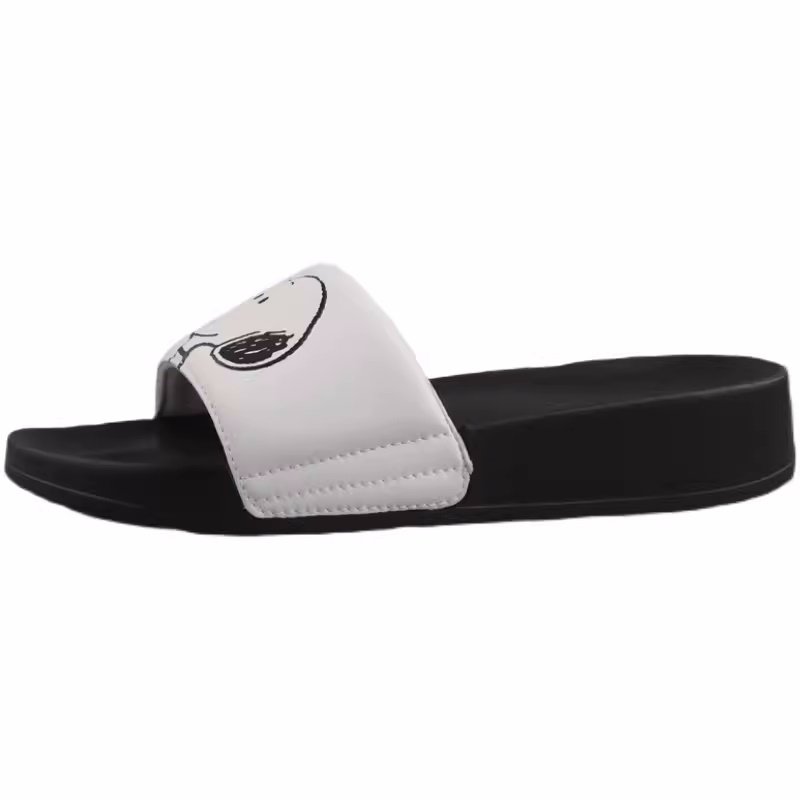 画像1:  Unisex Snoopy and Charlie Brown sandals slippers　ユニセックス 男女兼用 スヌーピー＆チャーリーブラウン フリップ フロップサンダル シャワーサンダル ビーチサンダル　 (1)