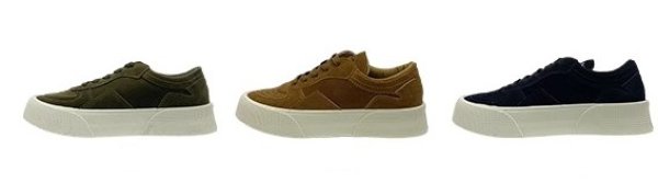 画像1: Unisex Simple Suede High Sole Skate Shoes Sneaker 男女兼用　ユニセックス　シンプル　スエード　ハイソール　厚底　スケート　シューズ　スニーカー　スケシュー (1)