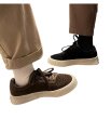 画像5: Unisex Simple Suede High Sole Skate Shoes Sneaker 男女兼用　ユニセックス　シンプル　スエード　ハイソール　厚底　スケート　シューズ　スニーカー　スケシュー (5)