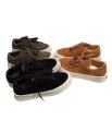 画像3: Unisex Simple Suede High Sole Skate Shoes Sneaker 男女兼用　ユニセックス　シンプル　スエード　ハイソール　厚底　スケート　シューズ　スニーカー　スケシュー (3)