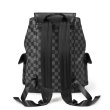 画像3: 24 Unisex Check Pattern with Shark Design Back Pack ユニセックス　男女兼用　チェック柄×シャーク　バックパック　リュックサック　鞄 (3)