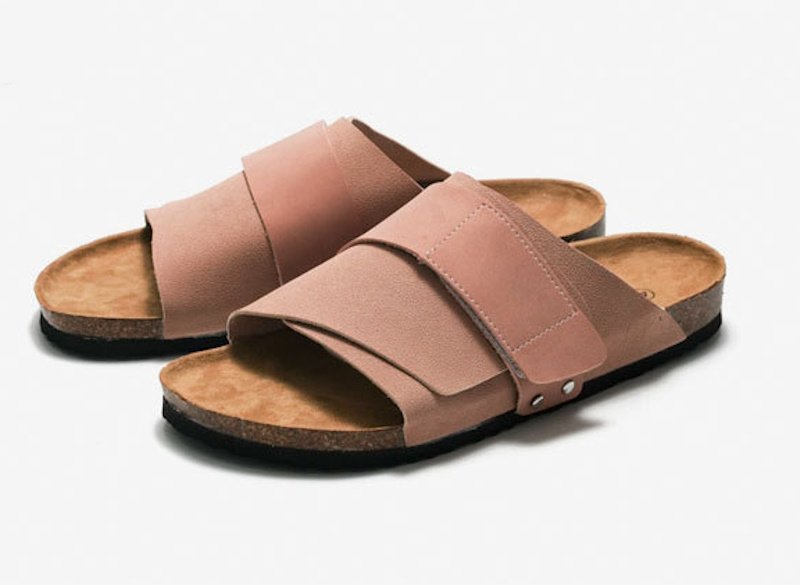 画像8: Unisex leather Roman cork sandals slippers　ユニセックス 男女兼用 レザー＆コルクロマンサンダル スリッパフリップ フロップシャワー ビーチサンダル　 (8)
