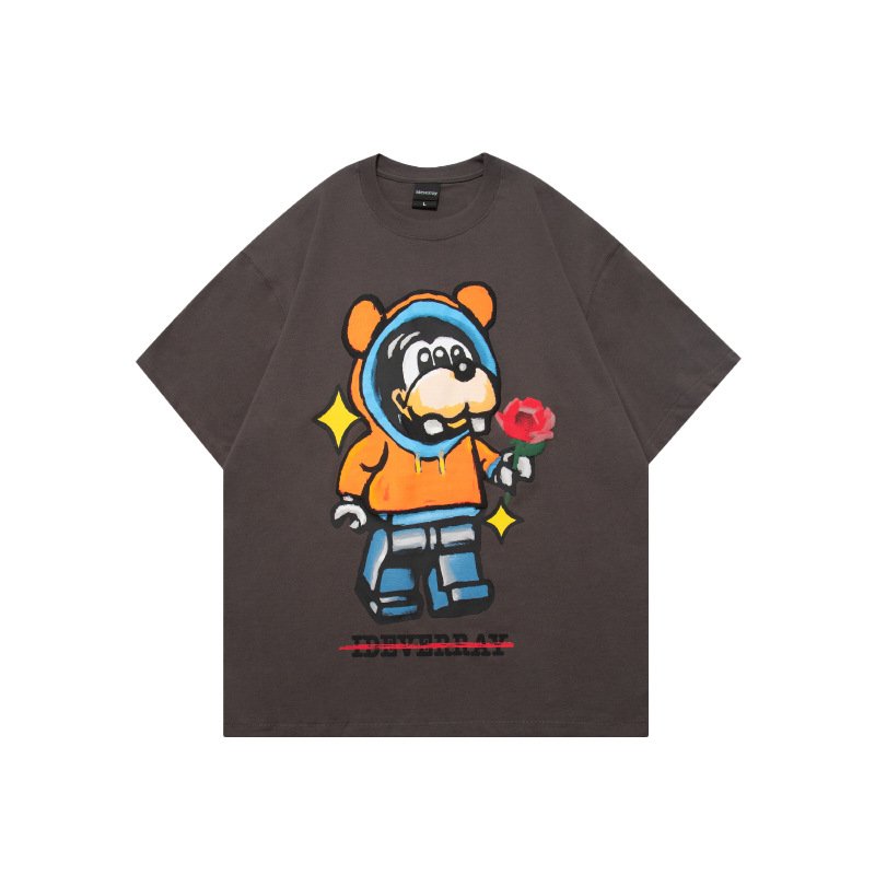 画像3: Unisex Astronaut Mickey Mouse Print round neck short sleeve T-shirt 　 ユニセックス男女兼用宇宙飛行士ミッキーマウスミッキーラウンドネック半袖 Tシャツ (3)