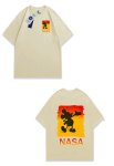 画像6: Unisex NASA x Silhouette Mickey Mouse Print round neck short sleeve T-shirt 　 ユニセックス男女兼用ナサ×シルエットミッキーマウスミッキーラウンドネック半袖 Tシャツ (6)