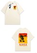 画像4: Unisex NASA x Silhouette Mickey Mouse Print round neck short sleeve T-shirt 　 ユニセックス男女兼用ナサ×シルエットミッキーマウスミッキーラウンドネック半袖 Tシャツ (4)