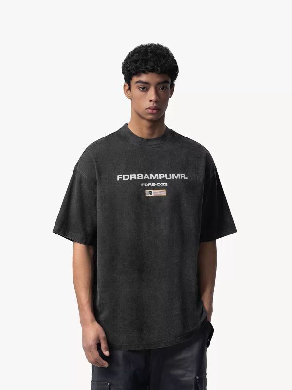 画像5: FDR S033 Logo Oversized Tshirts  ユニセックス 男女兼用 FDR S033 ロゴ オーバーサイズTシャツ (5)