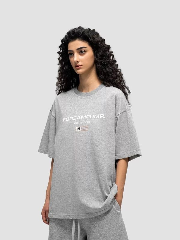 画像4: FDR S033 Logo Oversized Tshirts  ユニセックス 男女兼用 FDR S033 ロゴ オーバーサイズTシャツ (4)