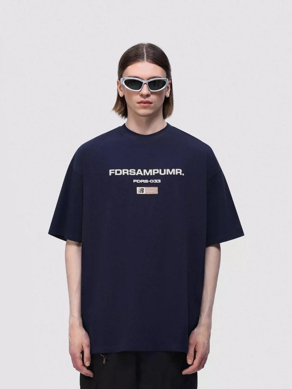画像3: FDR S033 Logo Oversized Tshirts  ユニセックス 男女兼用 FDR S033 ロゴ オーバーサイズTシャツ (3)