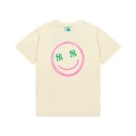 画像2: 24 Unisex MLB Smile Back Print NY or Boston T shirts  ユニセックス 男女兼用 MLB NY スマイル　バックプリント　ニューヨーク　ヤンキース　ボストン　レッドソックス　プリント Tシャツ (2)