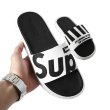 画像2: 24 Unisex SUP Design  Logo Flat Sandals  slippers  ユニセックス 男女兼用 SUPロゴ フリップ フロップサンダル シャワーサンダル ビーチサンダル　 (2)