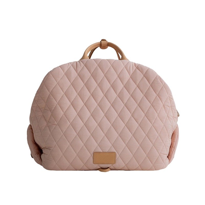 画像4: Celebrity Luxury Quilting Design Pet Dog Carrier Bag Bed 犬猫動物など  キャリーバッグ　ベッド　ドッグ ペットキャリー 犬用　猫用　移動用　お出掛け　お散歩 (4)