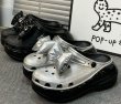 画像8:  Unisex Platform sandals with ribbon  Sandals Slippers  ユニセックス 男女兼用厚底プラットフォームダウンリボン付きサンダル シャワーサンダル ビーチサンダル スニーカー　 (8)