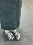 画像4:  Unisex Platform sandals with ribbon  Sandals Slippers  ユニセックス 男女兼用厚底プラットフォームダウンリボン付きサンダル シャワーサンダル ビーチサンダル スニーカー　 (4)