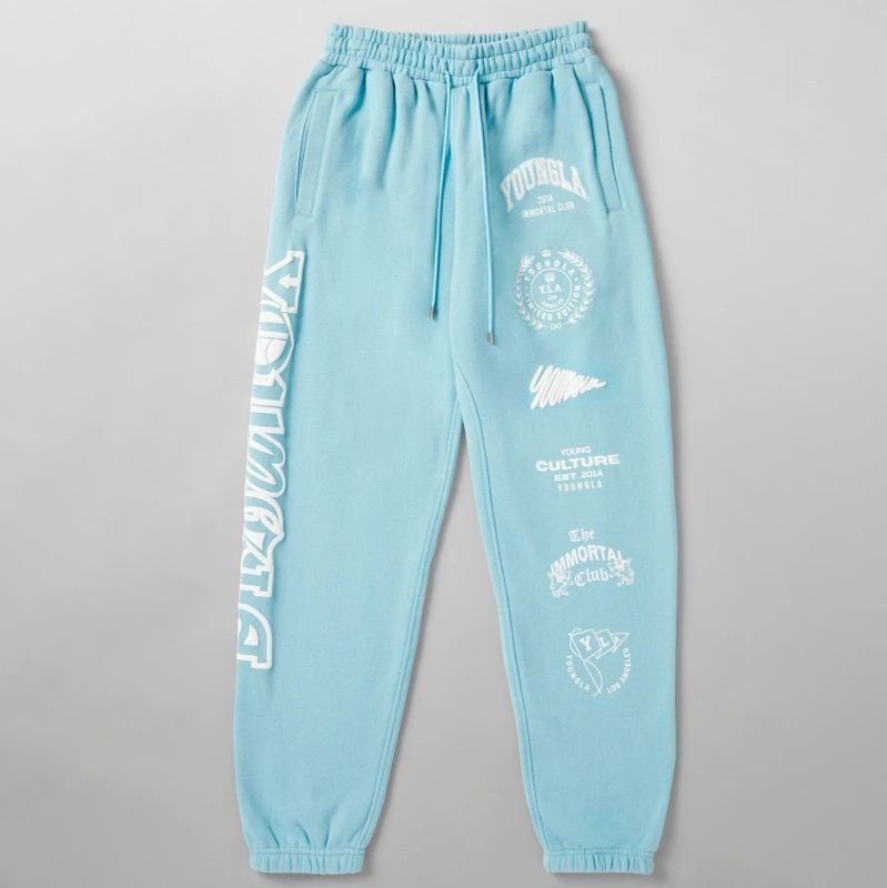 画像9: Unisex YOUNGLA  IMMORTAL KILLER JOGGERS  ユニセックス 男女兼用 YOUNGLA ルーズフィット ジョガー パンツ スウェット ワークアウトなどにも (9)