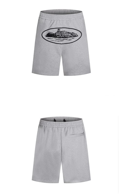 画像5: Unisex landscape print 3/4 length sweatpants ユニセックス　男女兼用　グラフィック落書き風景5分丈スエットパンツ (5)