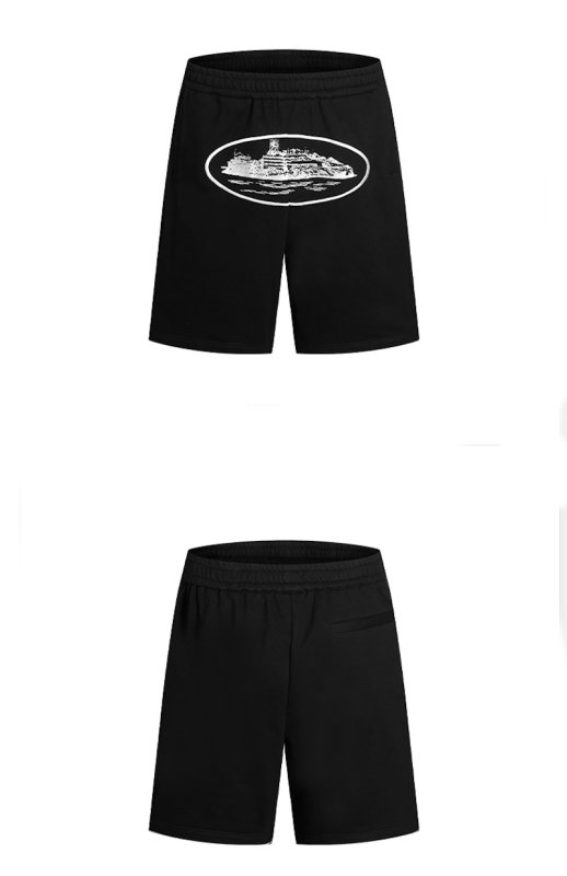 画像4: Unisex landscape print 3/4 length sweatpants ユニセックス　男女兼用　グラフィック落書き風景5分丈スエットパンツ (4)