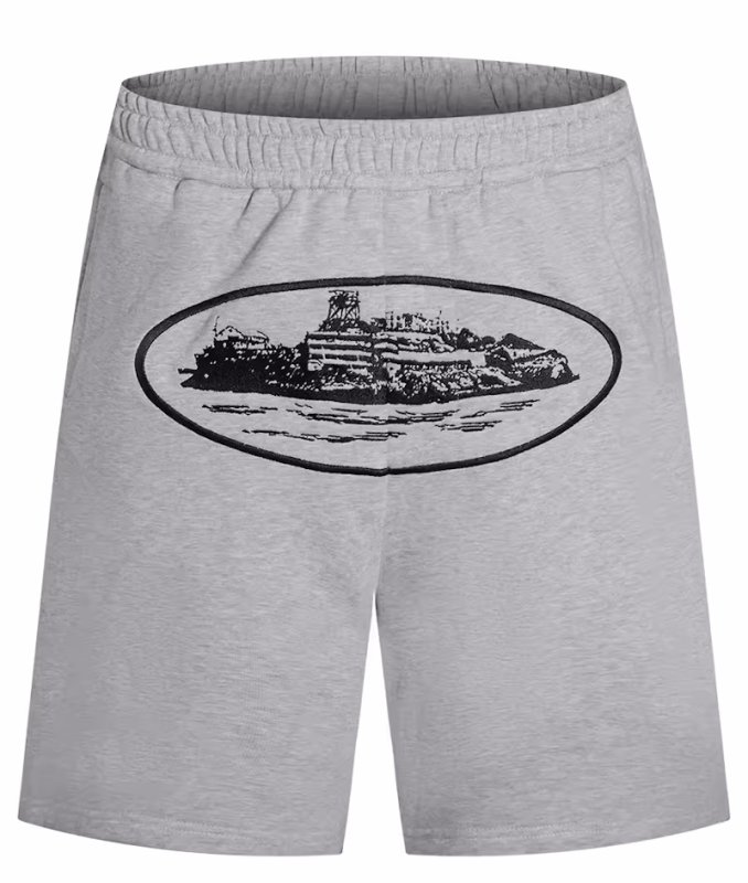 画像2: Unisex landscape print 3/4 length sweatpants ユニセックス　男女兼用　グラフィック落書き風景5分丈スエットパンツ (2)