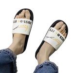 画像3: Broken swoosh Just D it's Daisy Flat Sandals  slippers ユニセック男女兼用 ブロークン スウォッシュ マーガレット フロップサンダルシャワーサンダル ビーチサンダル　 (3)