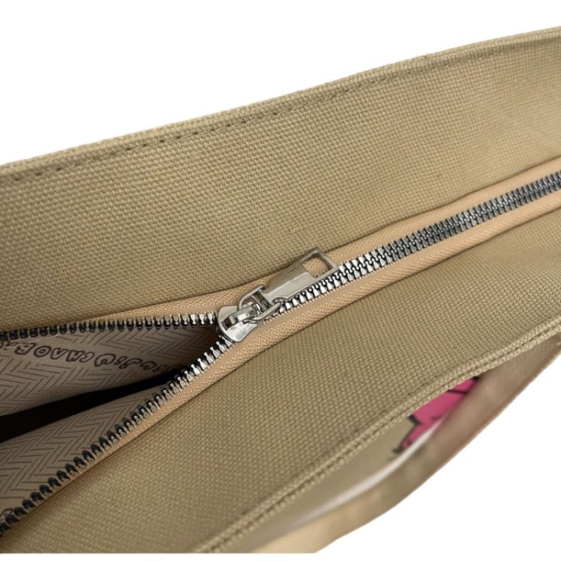 画像6: 24 Unisex Mickey,Minnie,Donald and Daisy Printed  Canvas Tote Bag with Zip ユニセックス　男女兼用  ミッキー　ミニー　ドナルド　デイジー　プリント　トートバッグ (6)