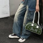 画像3: Square Toe Basic High Sole Sneakers スクエア　トゥ　ベーシック　ハイソール　厚底　スニーカー　size36-40 (3)
